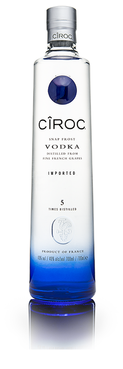 Vodka Cîroc - Spiritueux distribué par Maison Villevert